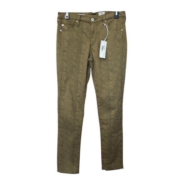 New  AG Adriano Goldschmied Women's Brown The Prima Ankle Jeans Size 29 - Picture 1 of 6